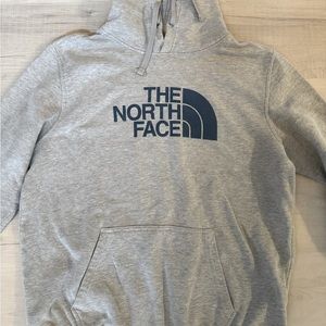 Barley worn North Face hoodie